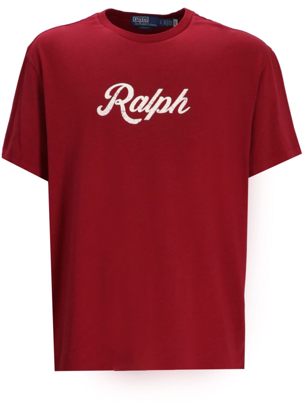 Shop Polo Ralph Lauren Logo-print T-shirt In Red