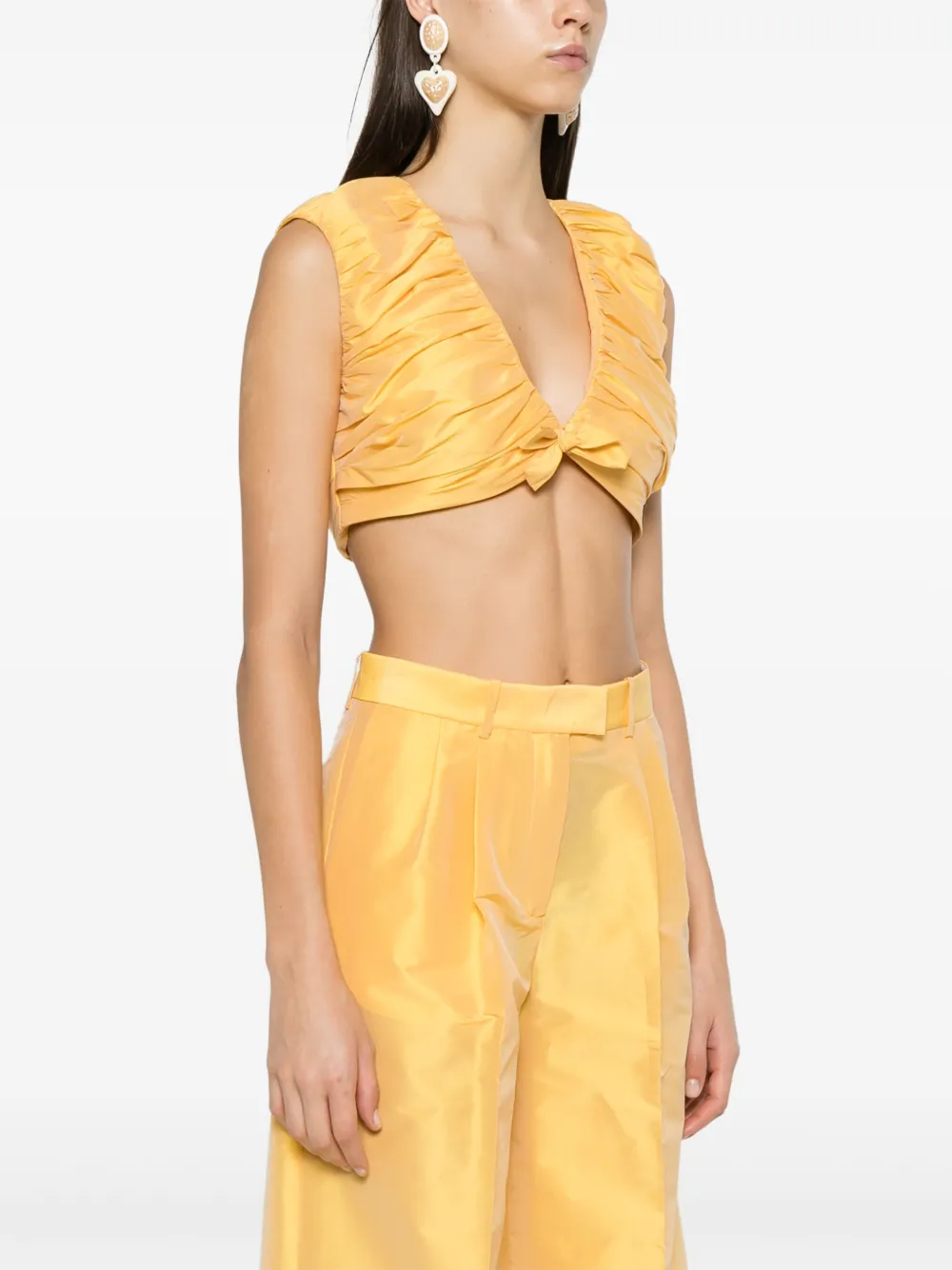 Viktor & Rolf Top crop con pieghe | Top | Image 3