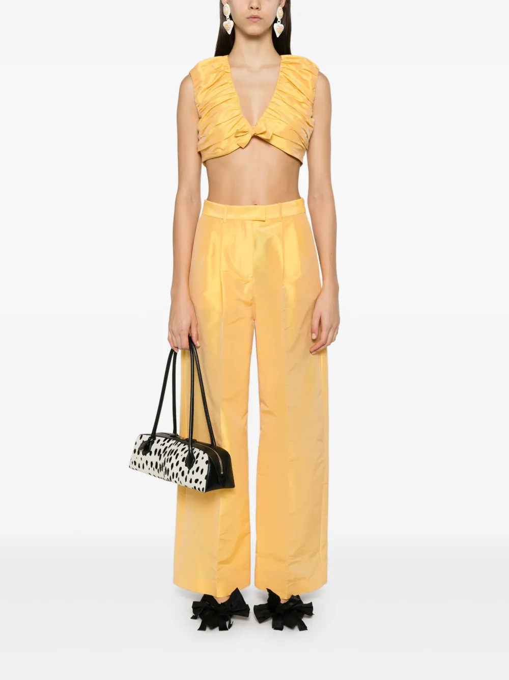 Viktor & Rolf top corto con plisada | Chalecos y camisetas | Image 2