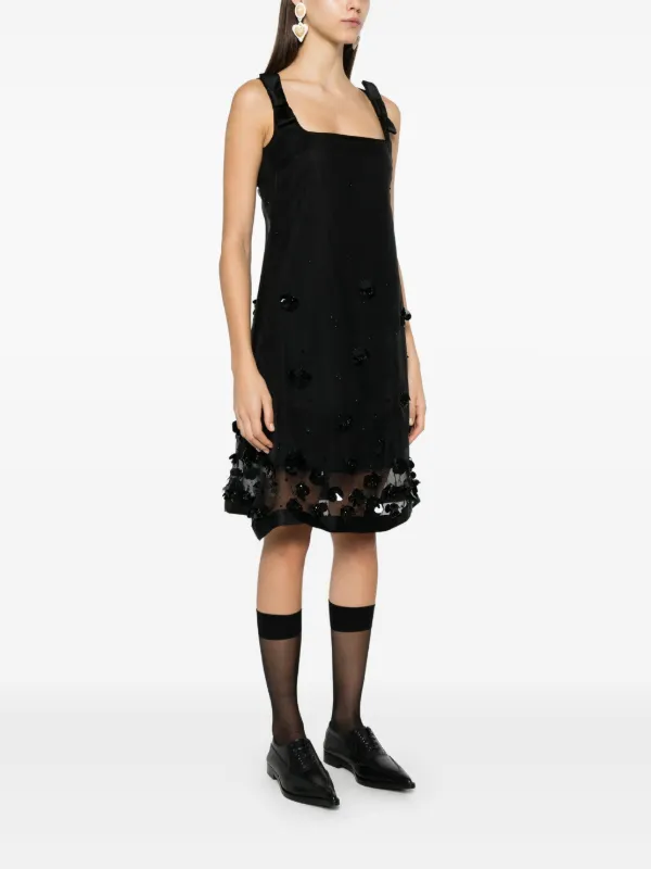Viktor & Rolf エンブロイダリー ミニドレス | ブラック | FARFETCH JP