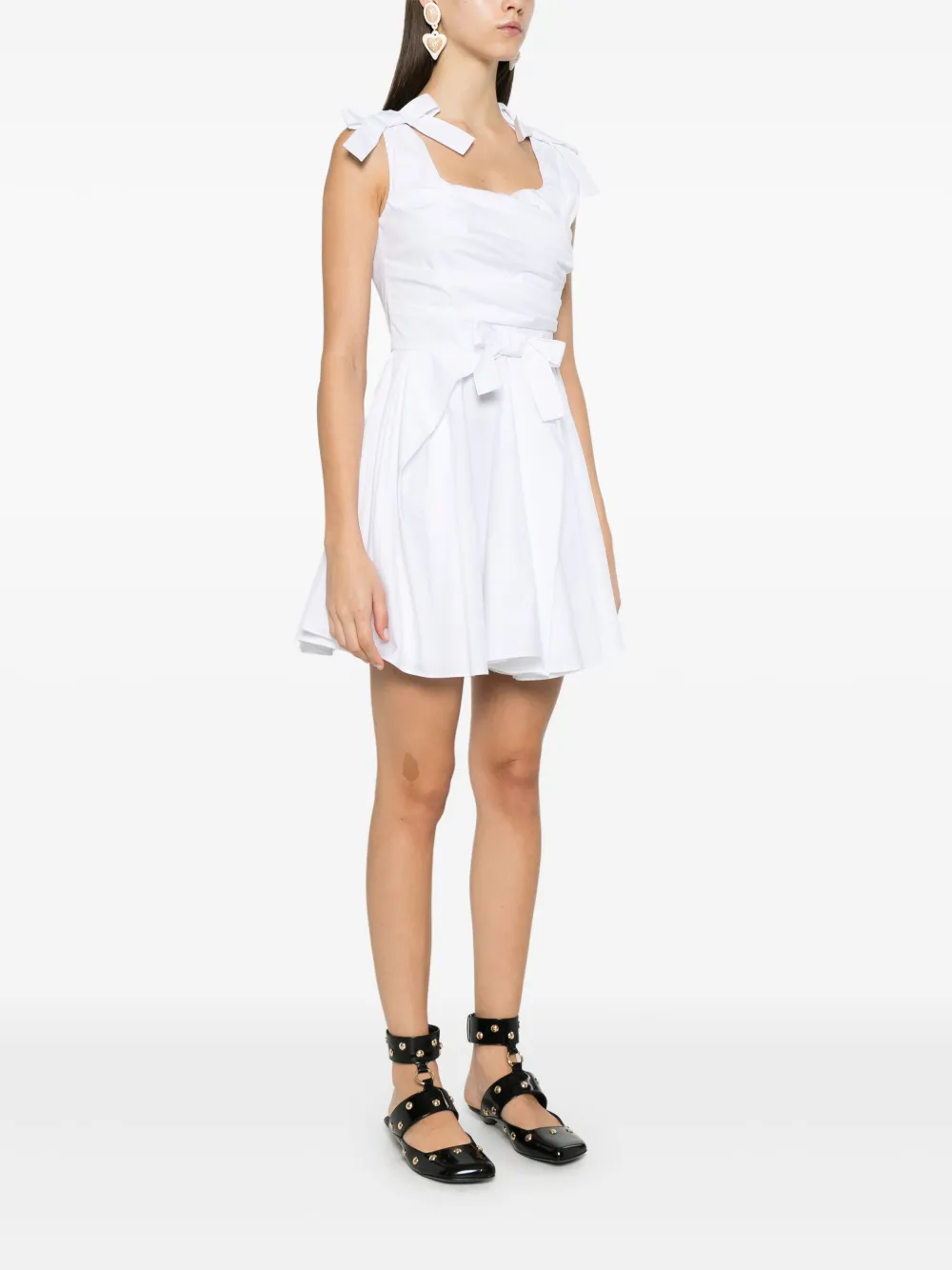 Viktor & Rolf Geplooide mini-jurk Wit