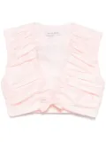 Viktor & Rolf pleated cropped top - Pink