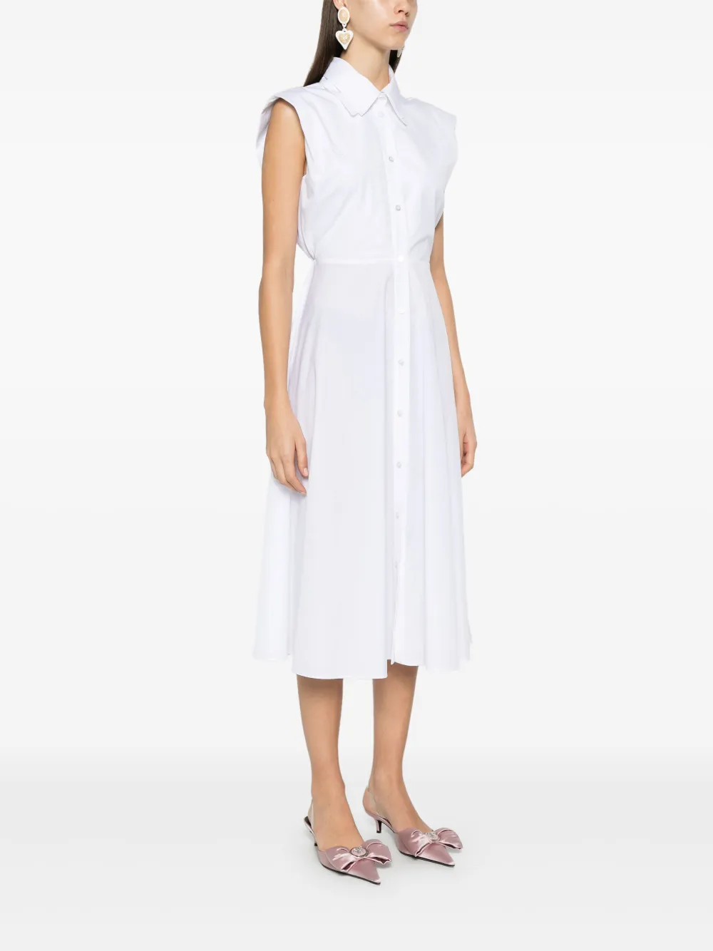 VIKTOR & ROLF MULTI-LAYERS MIDI SHIRT DRESS