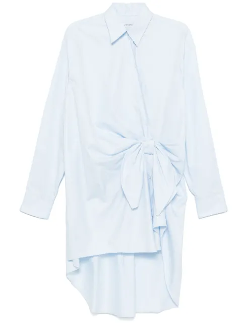 Viktor & Rolf vestido camisero corto con nudo
