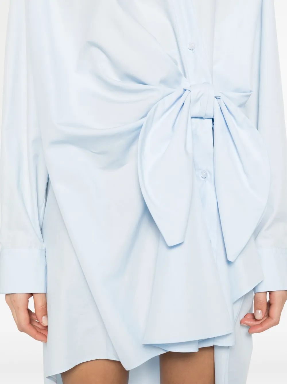 Viktor & Rolf Geknoopte blousejurk Blauw