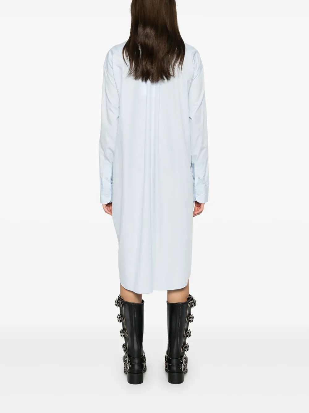 Viktor & Rolf Geknoopte blousejurk Blauw