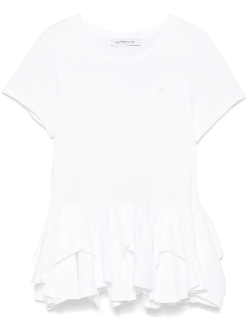 peplum-hem T-shirt