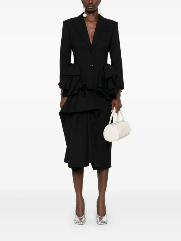 Viktor & Rolf ラッフルディテール ジャケット | ブラック | FARFETCH JP