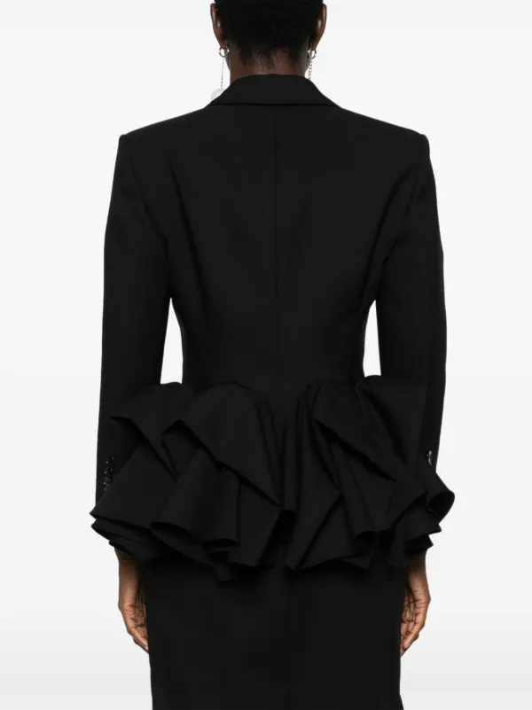 Viktor Rolf Ruffled Blazer Black FARFETCH ID