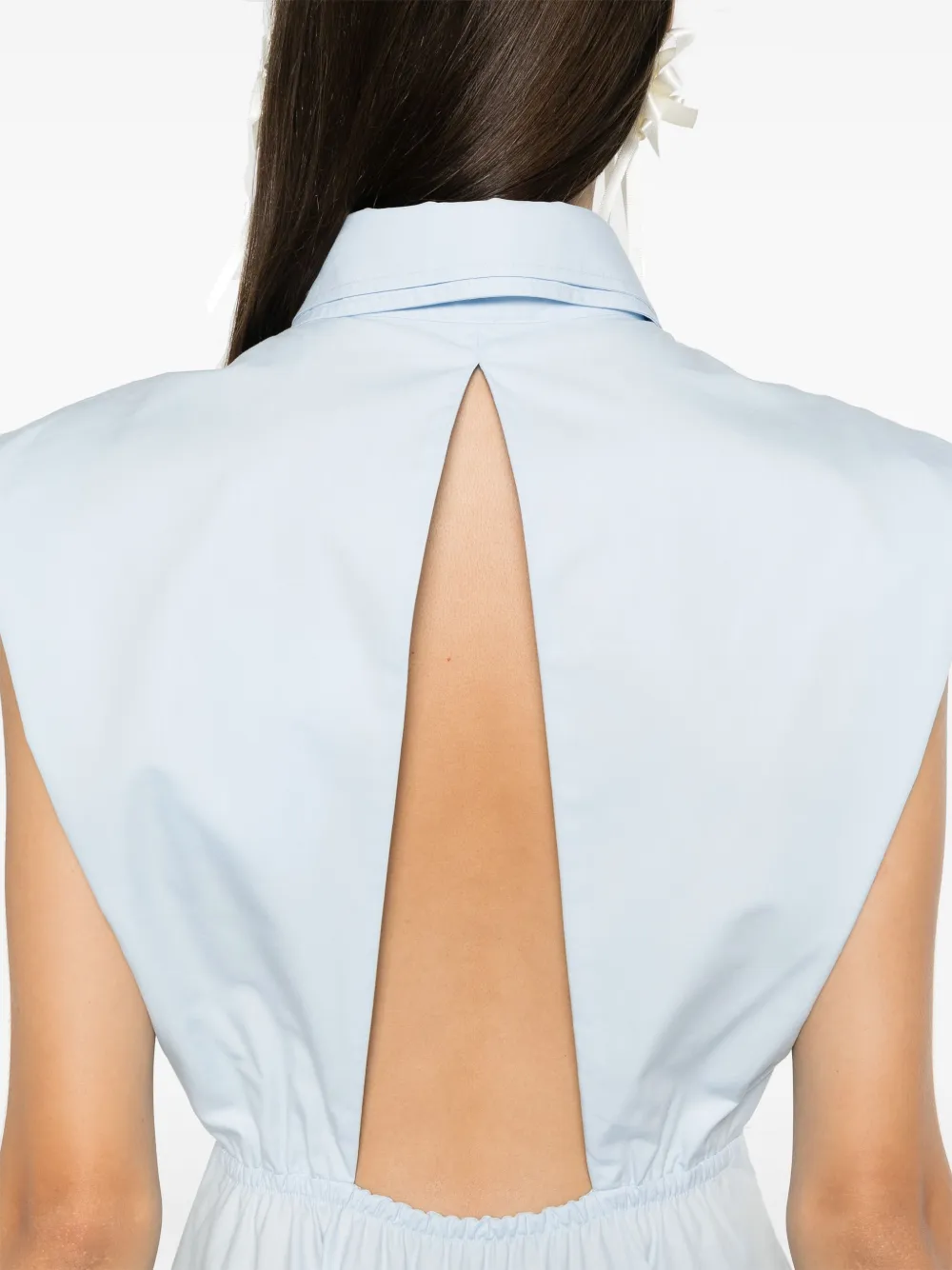 Viktor & Rolf Gelaagde midi-blousejurk Blauw