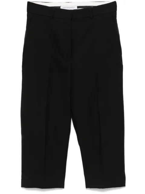 Viktor & Rolf pantalones capri con bolsillos