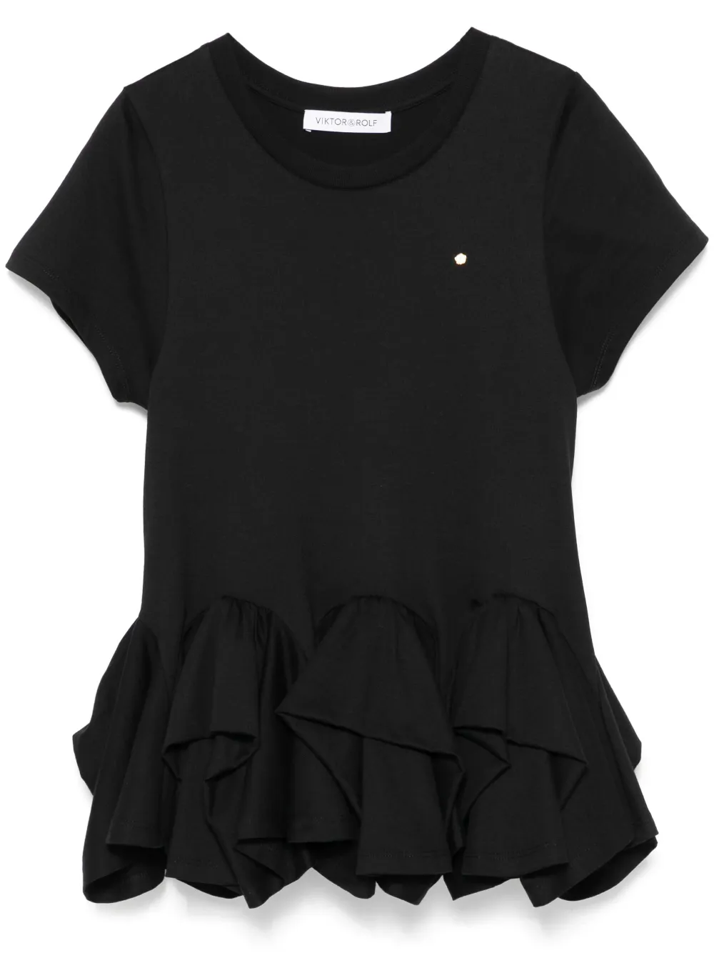 peplum-hem T-shirt