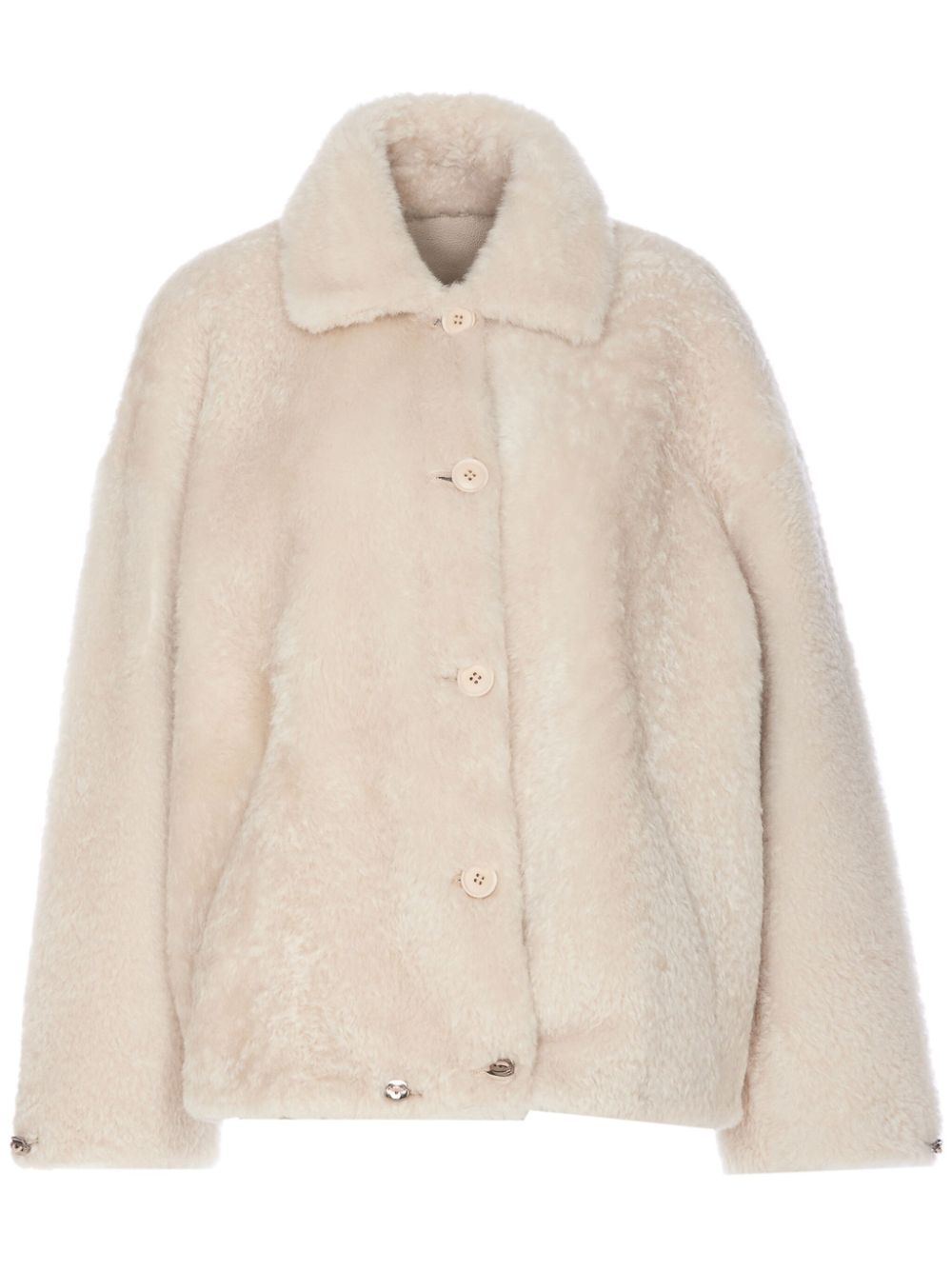 reversible faux-fur jacket