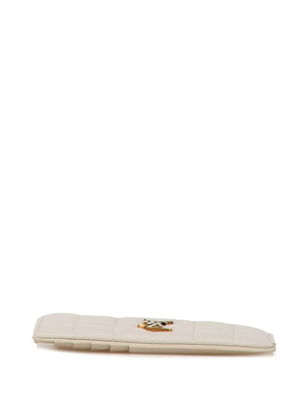 Saint Laurent Pre-Owned 2023 Cassandre gewatteerde leren pasjeshouder - Wit