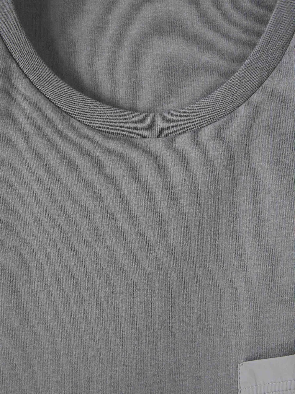Herno Contrast Pocket T-shirt In Grey