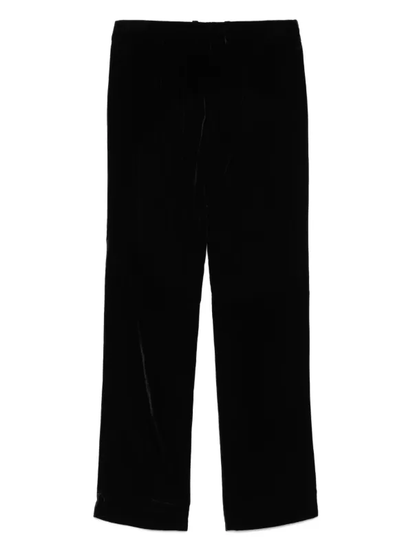 Gucci Pre-Owned 1990s ベルベット パンツ | ブラック | FARFETCH JP