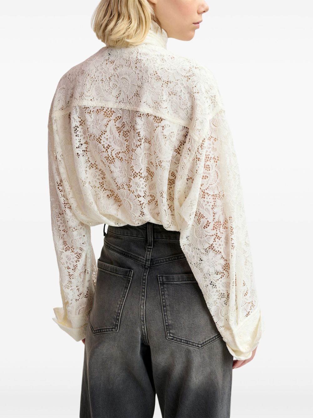 Shop Essentiel Antwerp Giles Blouse In Weiss