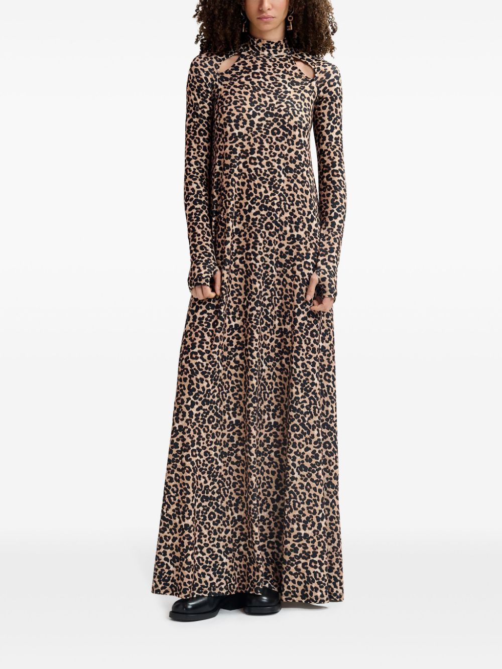 Essentiel Antwerp Germa maxi-jurk - Bruin