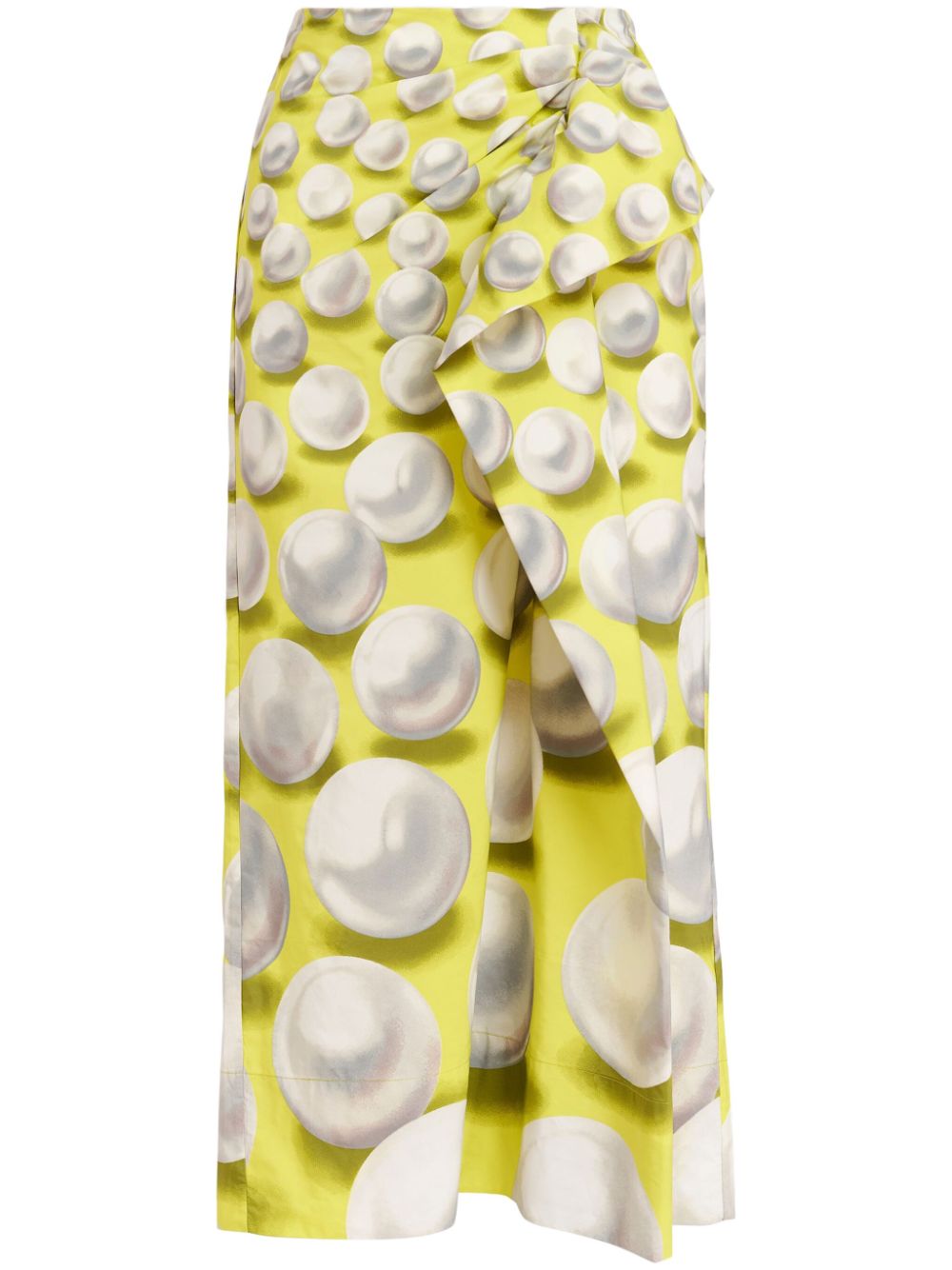 Marni graphic-print midi skirt Women