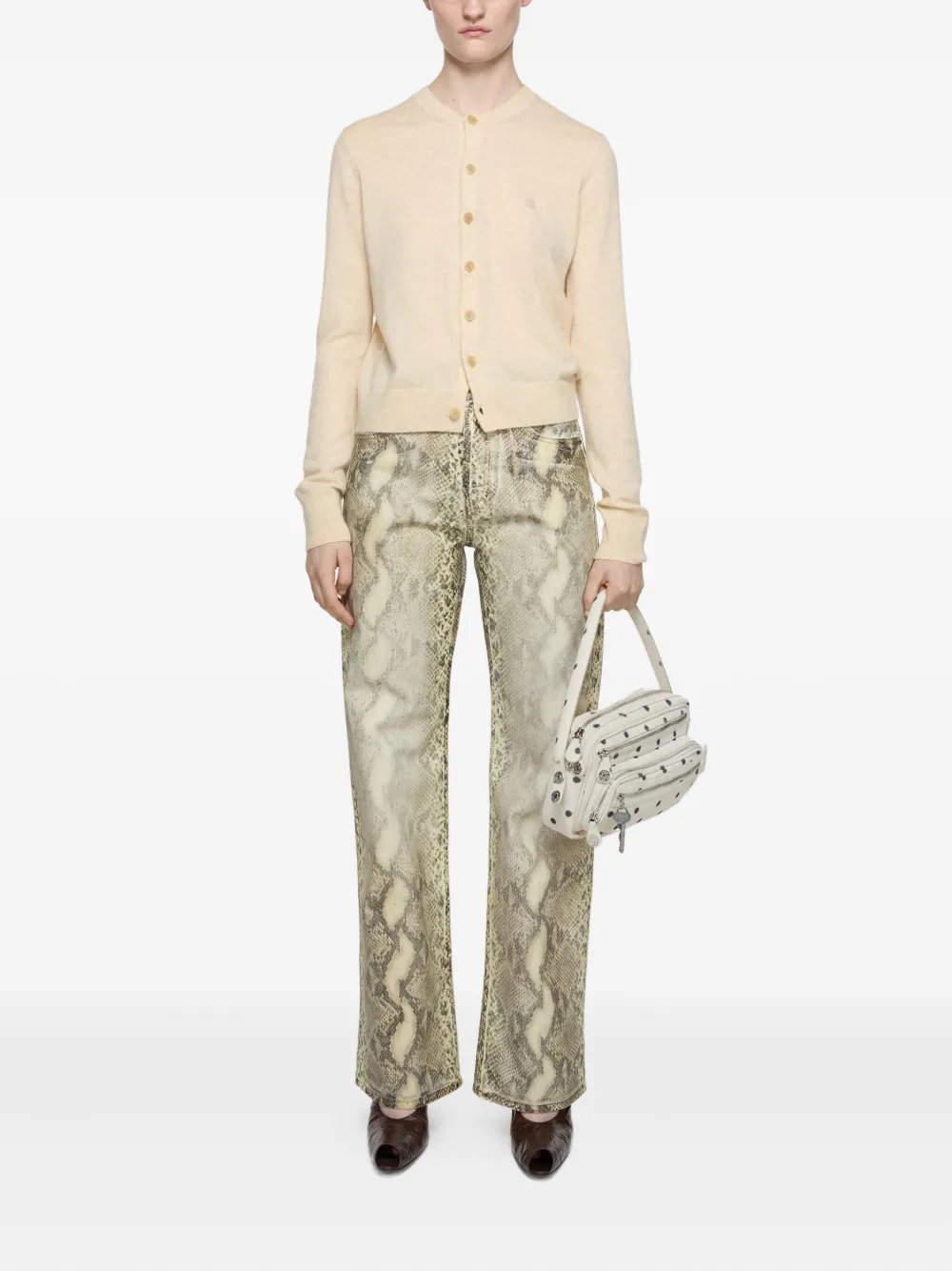 Acne Studios Wollen vest Beige