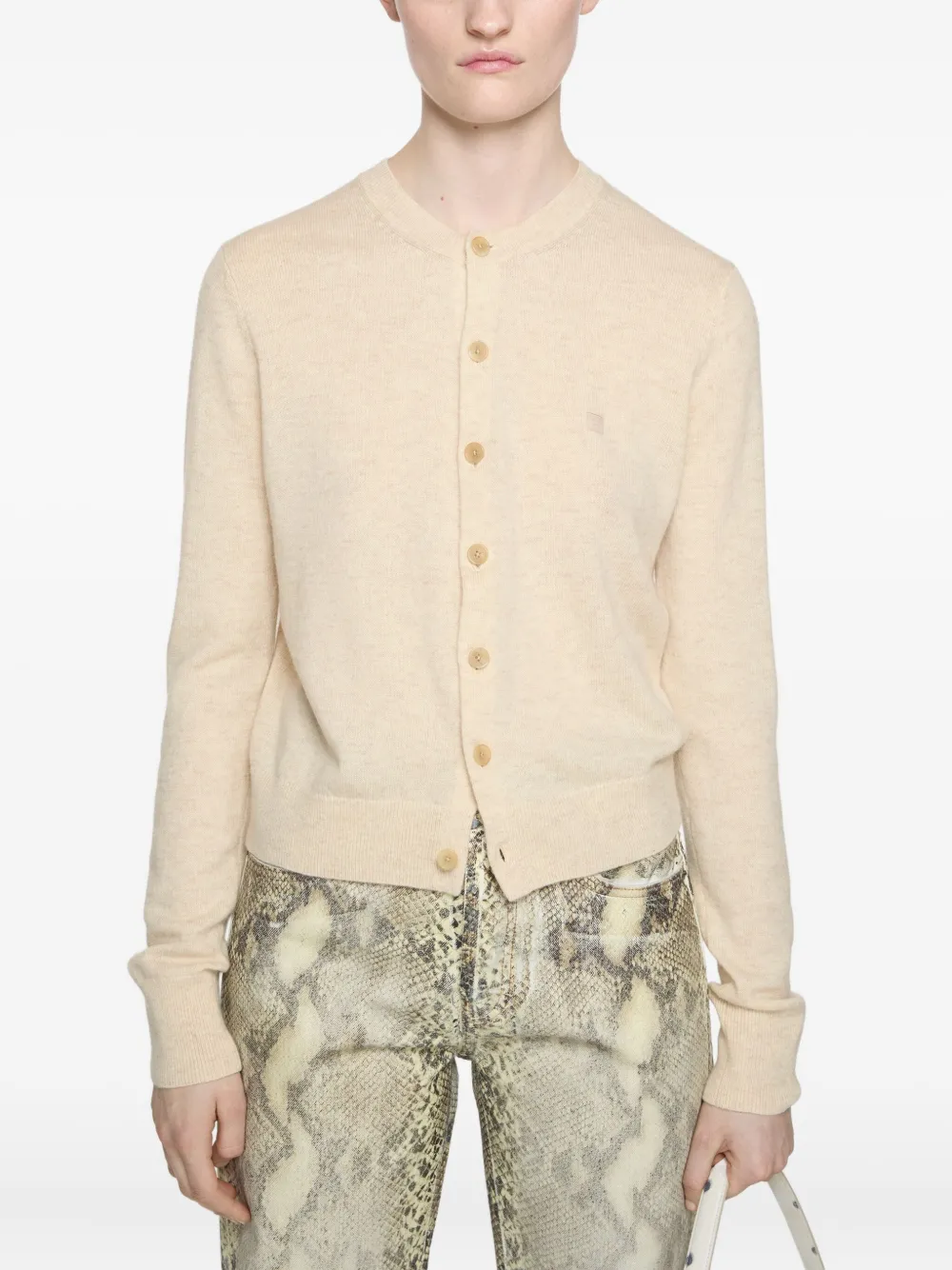 Acne Studios Wollen vest Beige