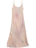 Acne Studios faded-effect midi dress - Pink