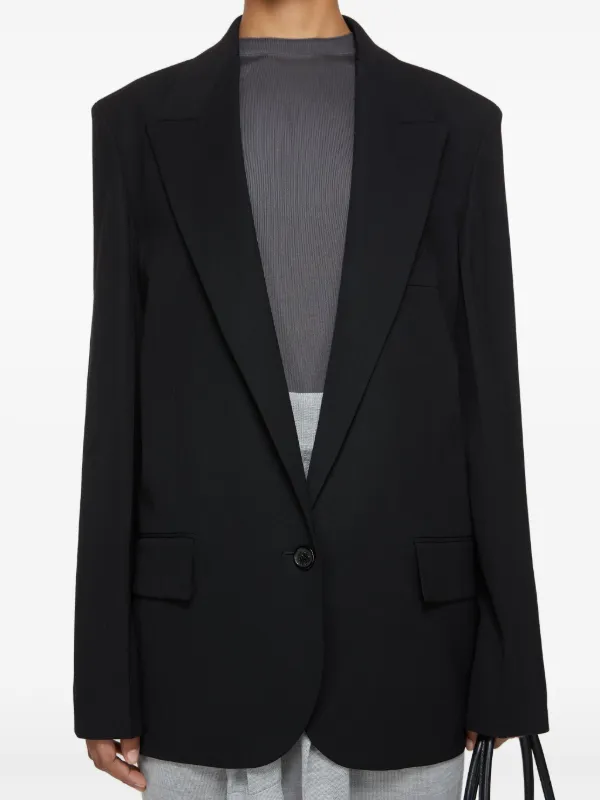 Acne Studios シングルジャケット | ブラック | FARFETCH JP