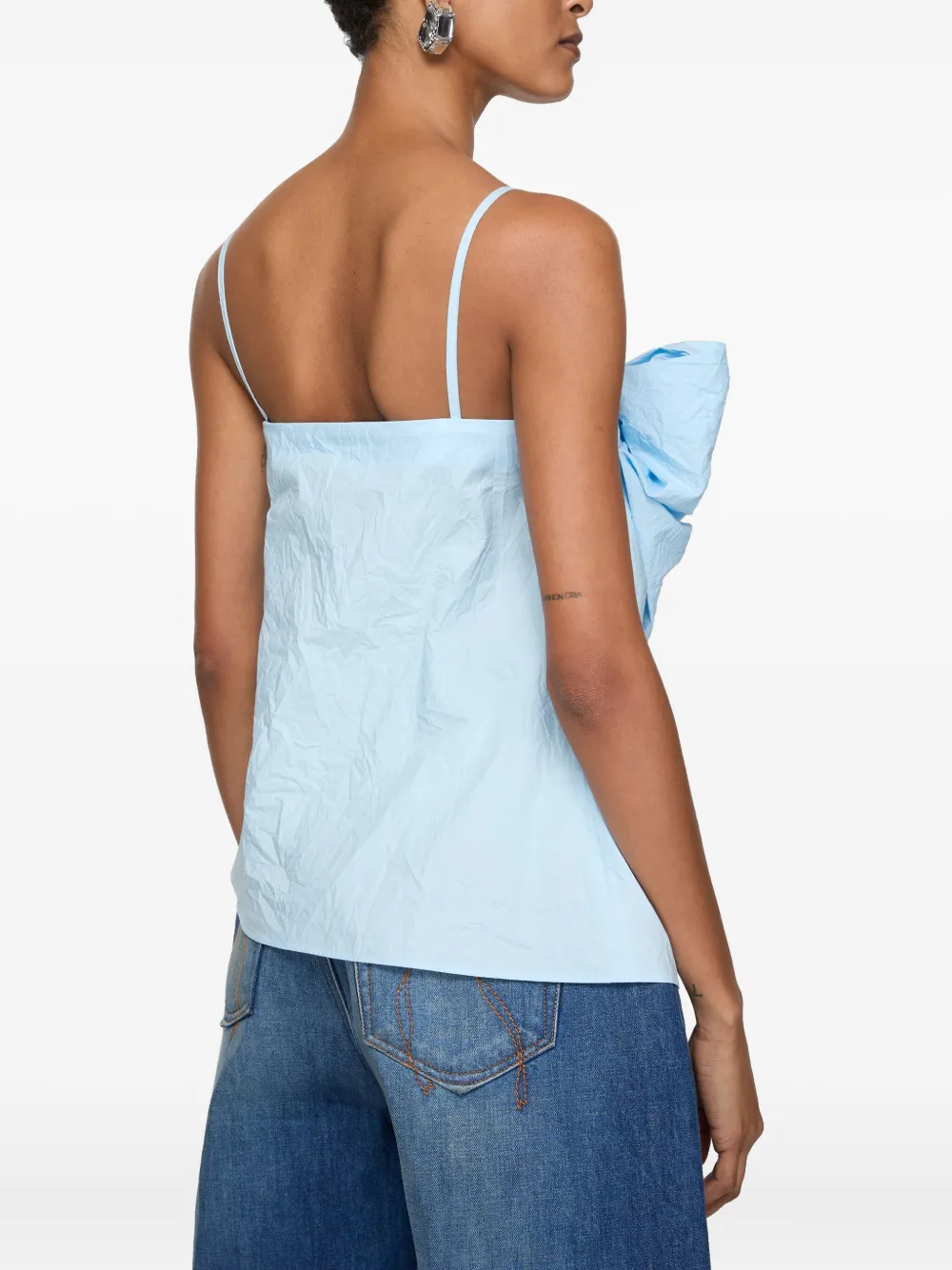Acne Studios Katoenen top Blauw