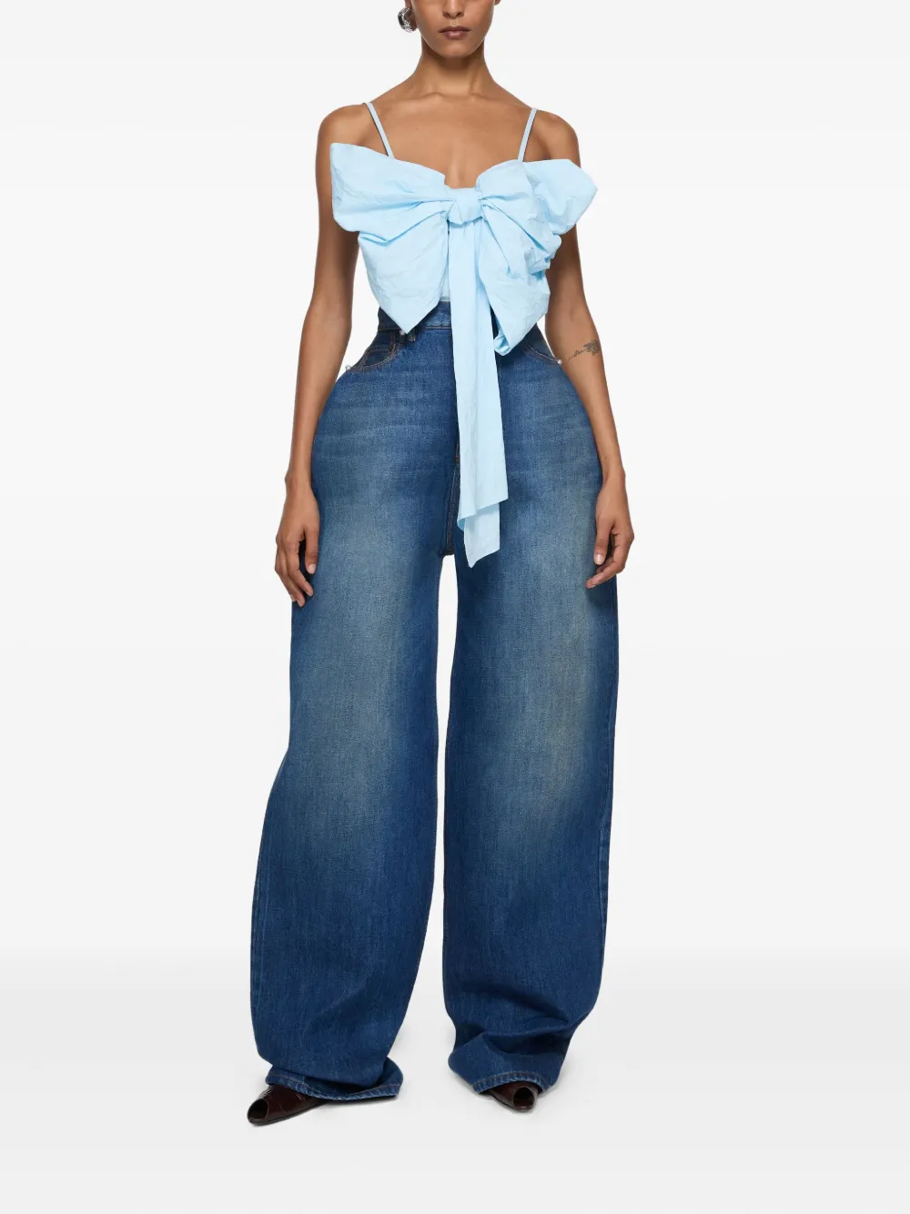 Acne Studios Katoenen top Blauw