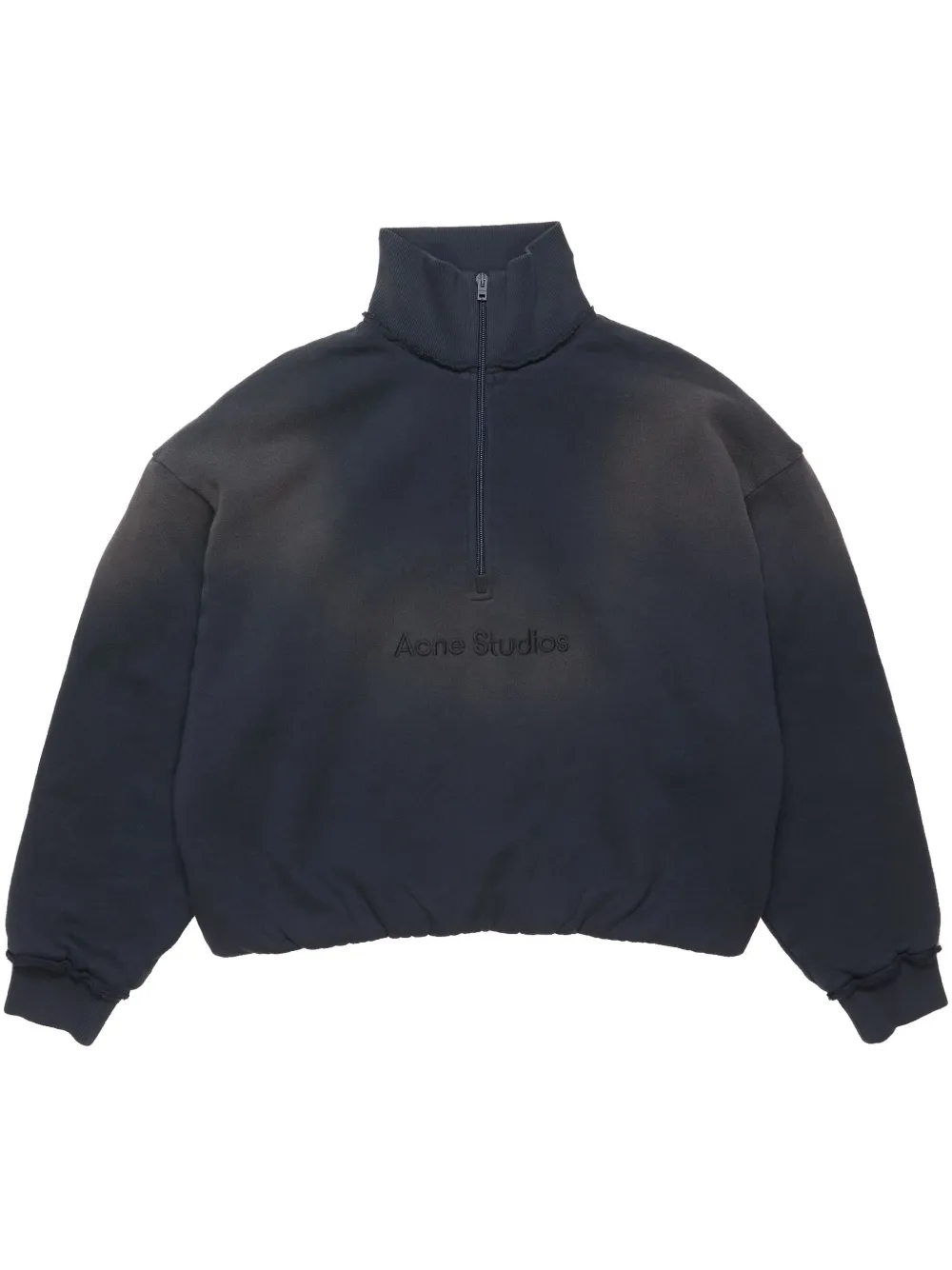 Acne Studios logo-embroidered sweatshirt - Blu