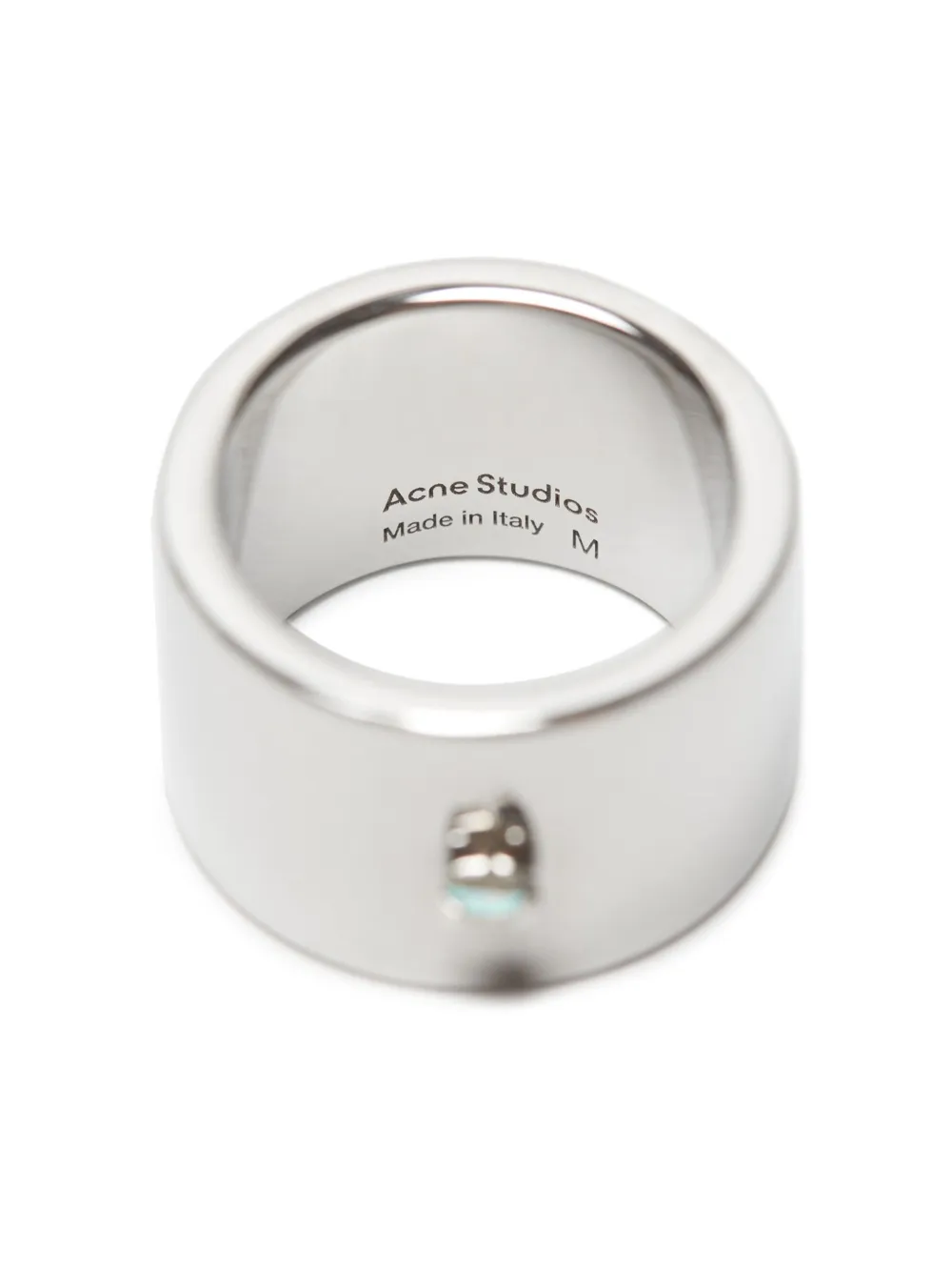 【Acne Studios】シルバー Crystal リング Acne Studios crystal-embellished Ring | Silver | FARFETCH SG
