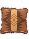 Alanui Icon jacquard cushion (60cm x 60cm) - Brown