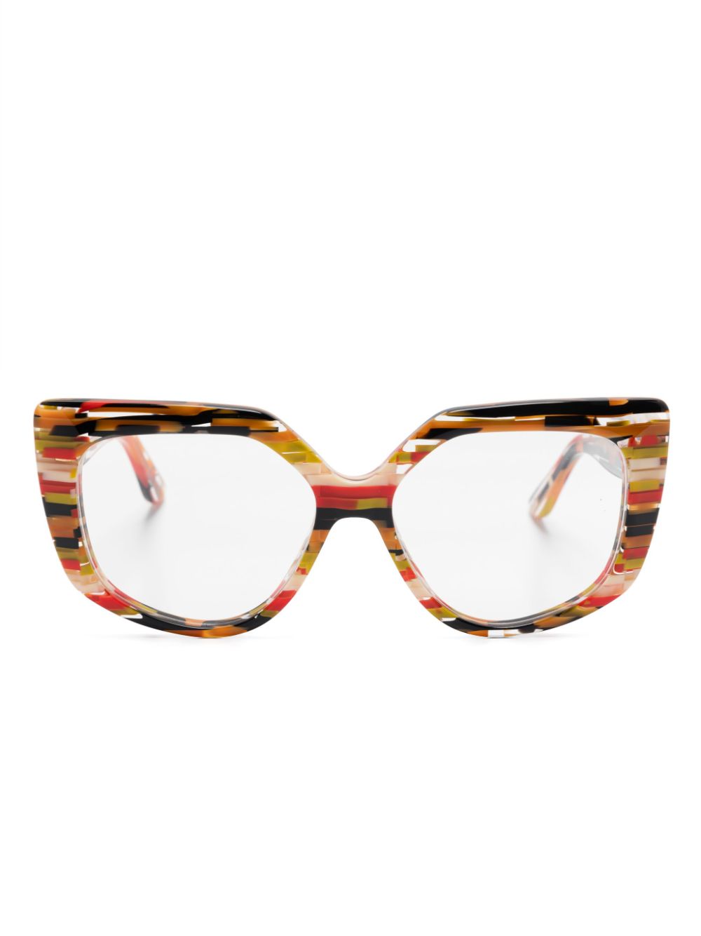 Marni Eyewear striped glasses Women