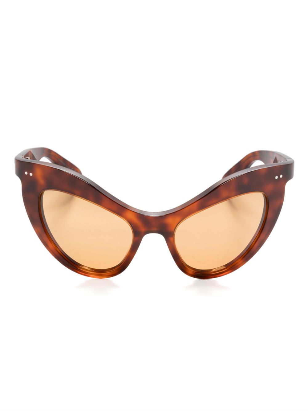 Marni Eyewear Holoholona zonnebril Bruin