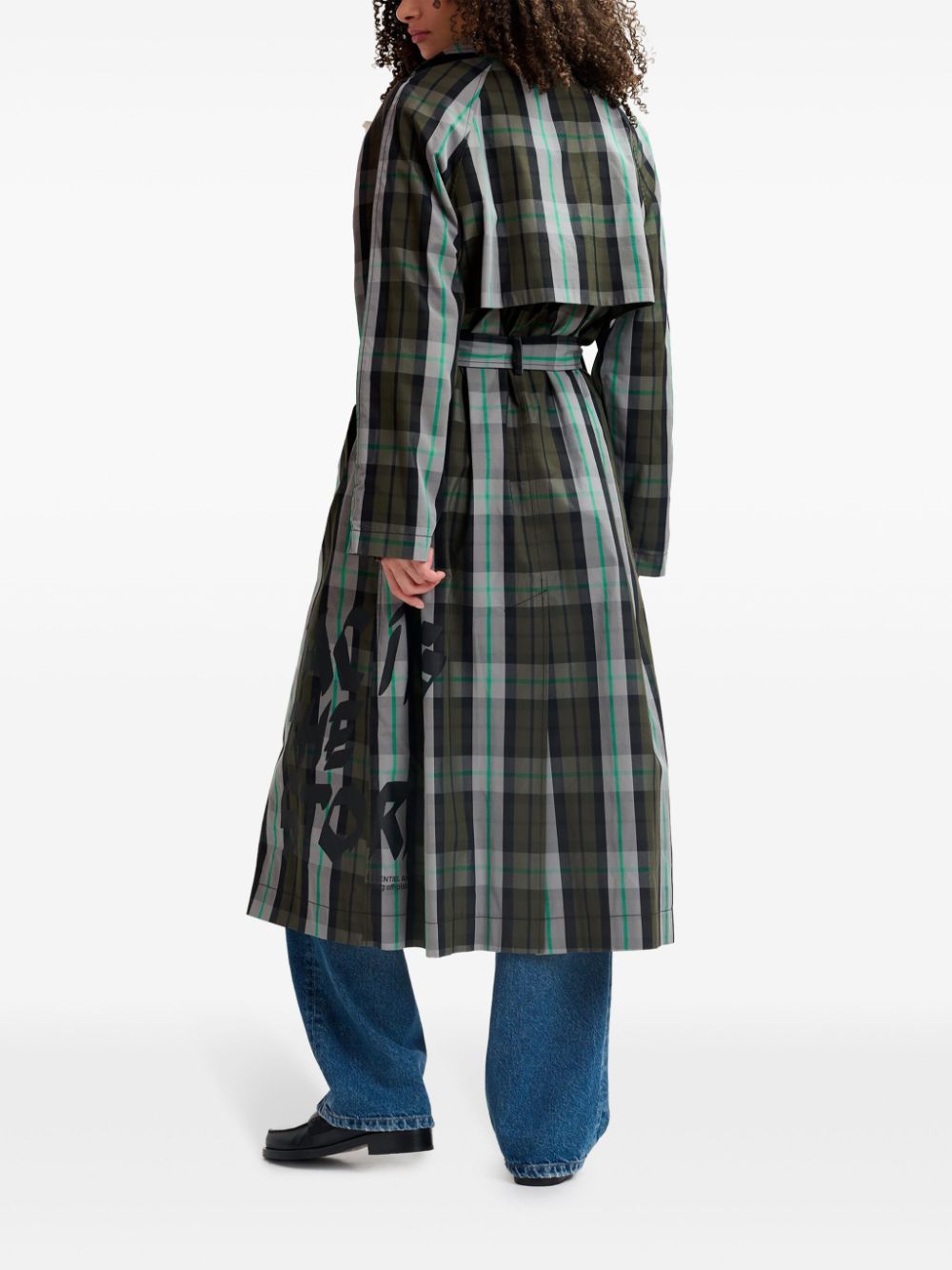 Essentiel Antwerp Goofy trenchcoat Groen