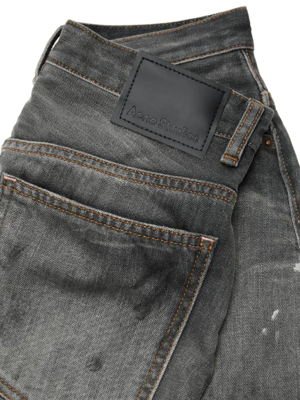 Acne studios denim アクネ デニムスカートブラック Acne Studios - ミッドレングス デニムスカート - ブラック