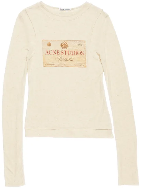Acne Studios تيشيرت بأكمام طويلة