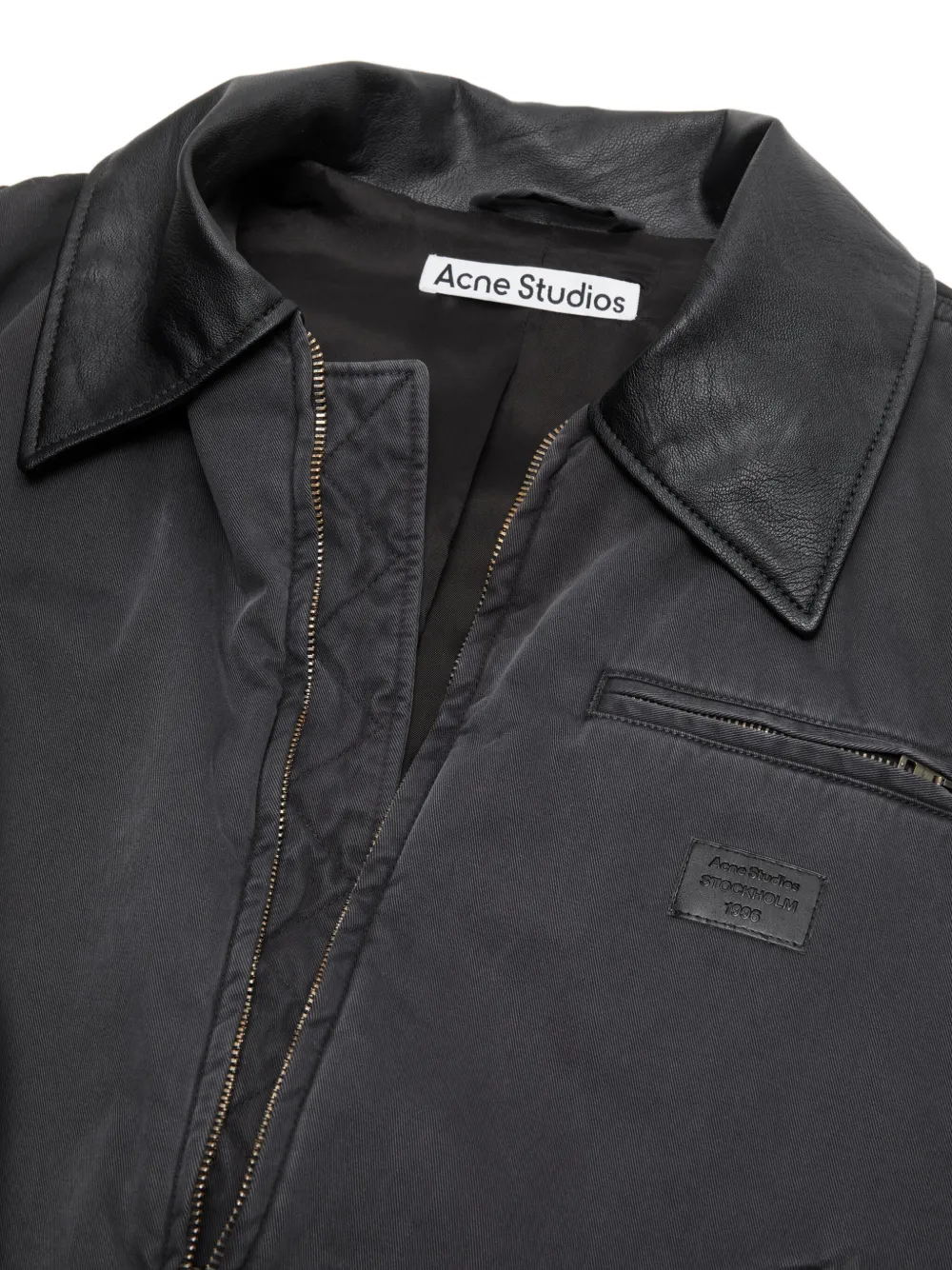 Acne Studios detachable-hood Jacket | Grey | FARFETCH