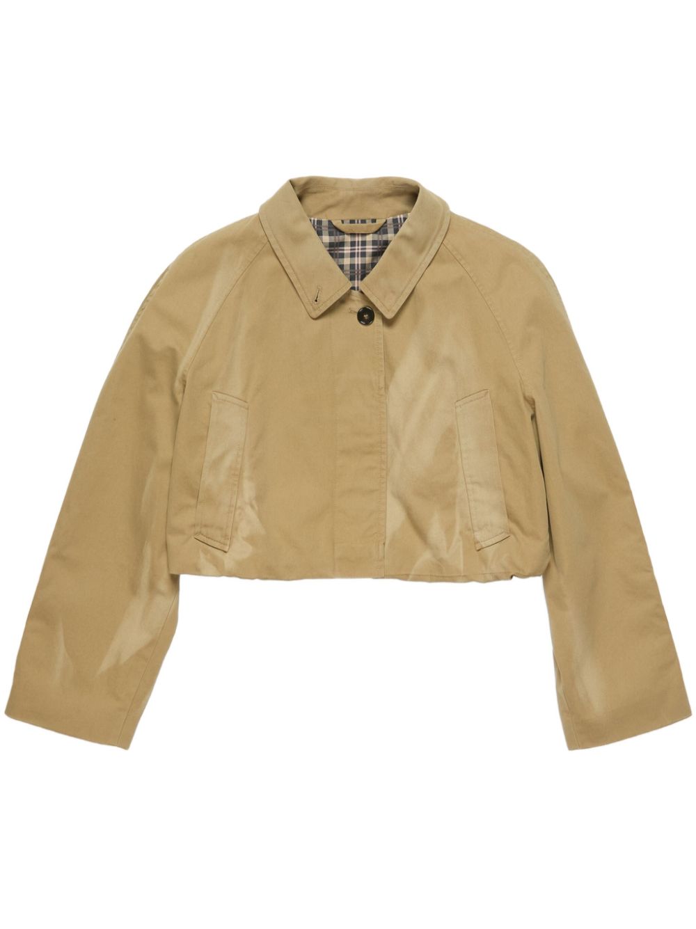 Acne Studios cropped jacket - Brown