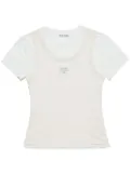 Acne Studios logo-patch T-shirt - White