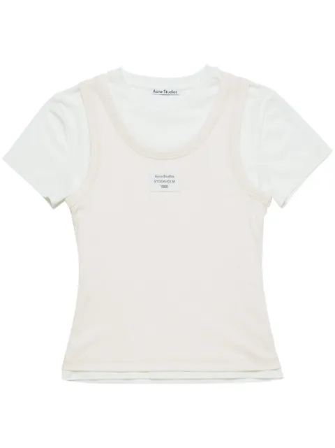 Acne Studios 로고 패치 티셔츠