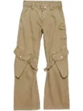 Acne Studios strap-detail cargo trousers - Neutrals