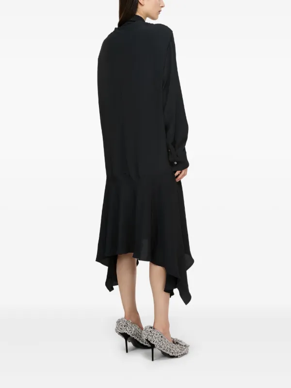 Acne Studios ボタン ドレス | ブラック | FARFETCH JP