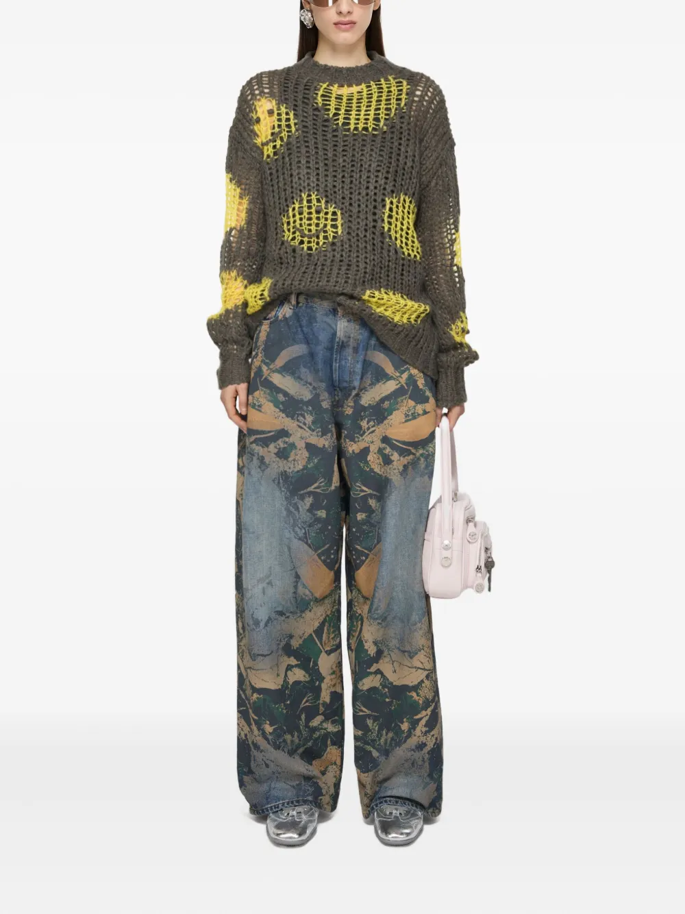 Acne Studios mohair jumper - Grijs