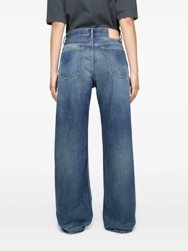 Acne Studios 2021F ワイドジーンズ | ブルー | FARFETCH JP