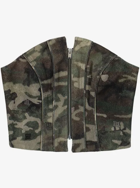 MISBHV Camo Corset top