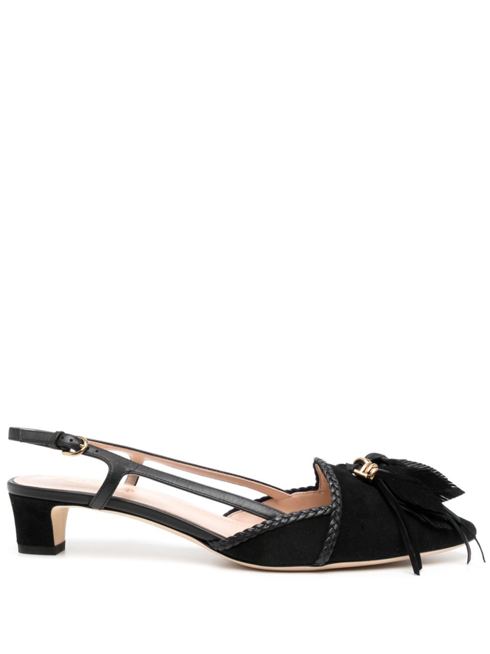 Tod's low heel sandals Black