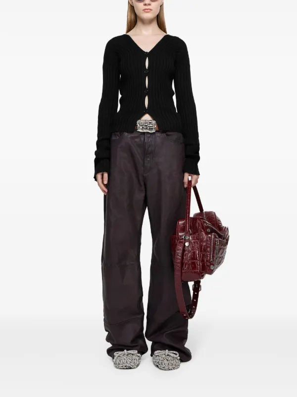 Acne Studios コットン カーディガン | ブラック | FARFETCH JP