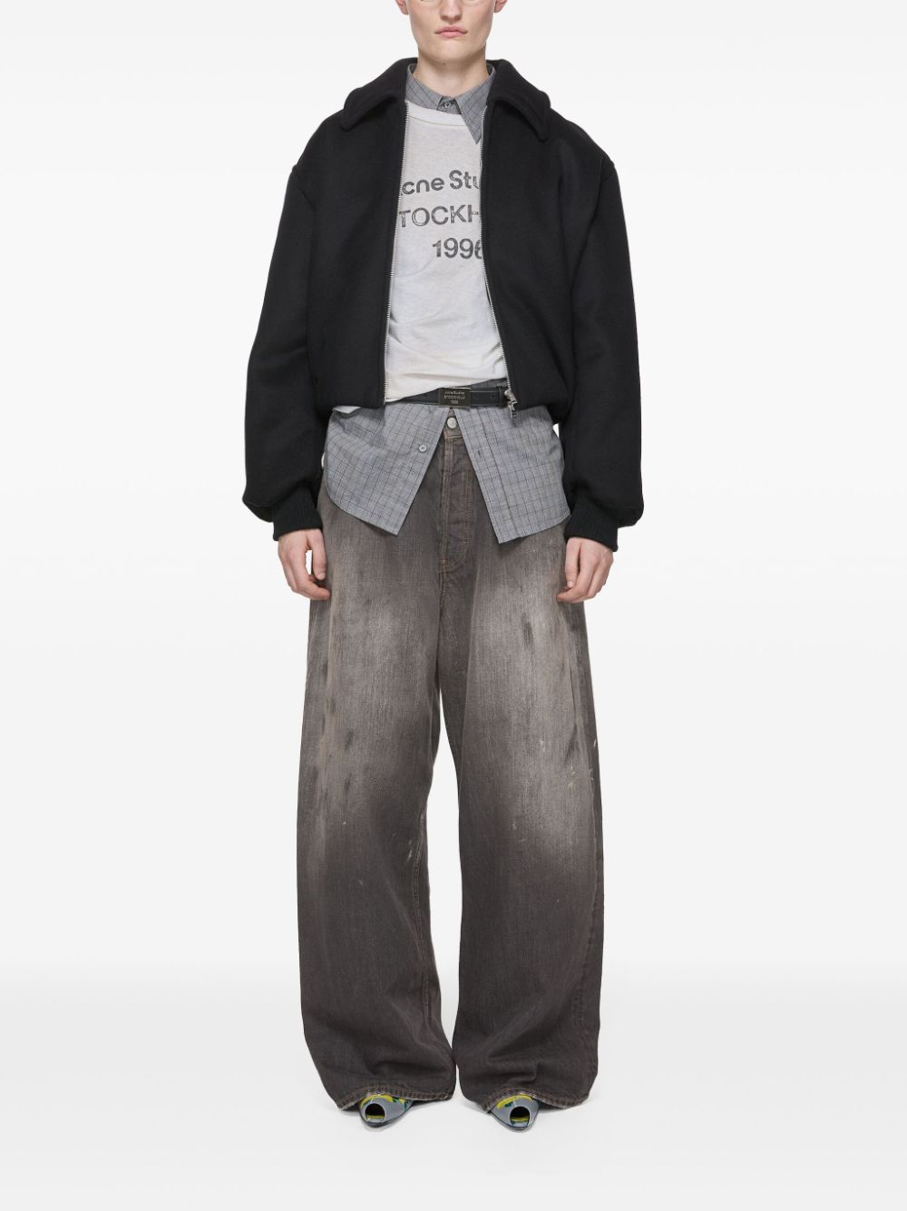 Acne Studios Super baggy jeans - Zwart