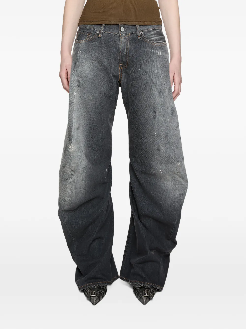 Acne Studios loose-fit jeans - Nero